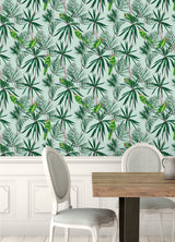 Ohpopsi WLD53124W Pebbles Mint Paradise Wallpaper