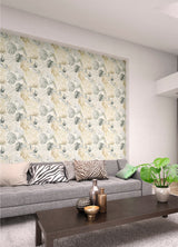 Ohpopsi WLD53130W Lana Light Grey Tropica Wallpaper