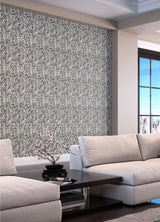 Ohpopsi WLD53135W Davy Charcoal Zebra Wallpaper