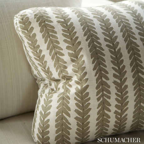 Schumacher Woodperry Sage Fabric - Eade's Wallpaper