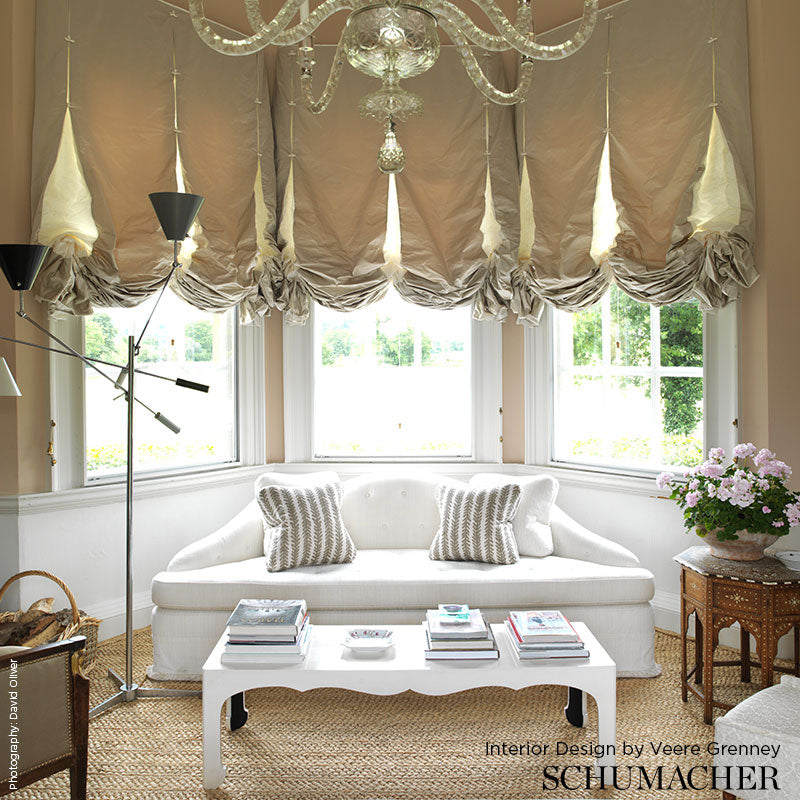 Schumacher Woodperry Sage Fabric - Eade's Wallpaper