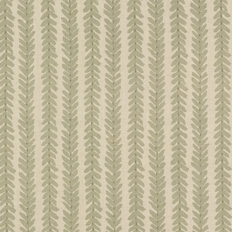 Schumacher Woodperry Sage Fabric - Eade's Wallpaper