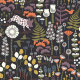 Wall Vision WV1452 Hoppet Black and Folk Wallpaper