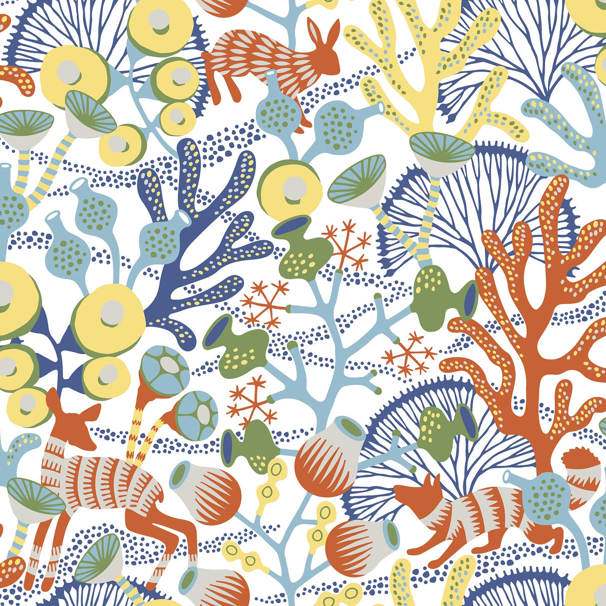 Wall Vision WV1462 Korall Multicolor Meadow Wallpaper
