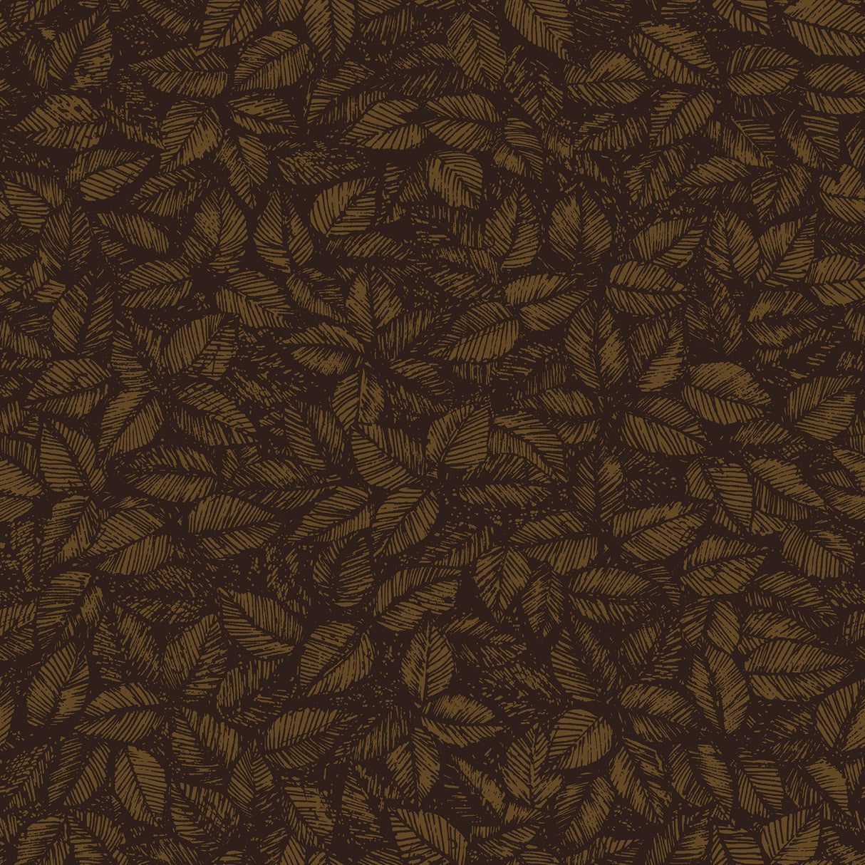 Wall Vision WV1772 Amorina Brown Leaf Wallpaper