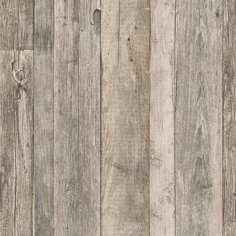 Galerie WW22213 Beige Cream Black Reclaimed Wood Effect Motif - Eade's Wallpaper