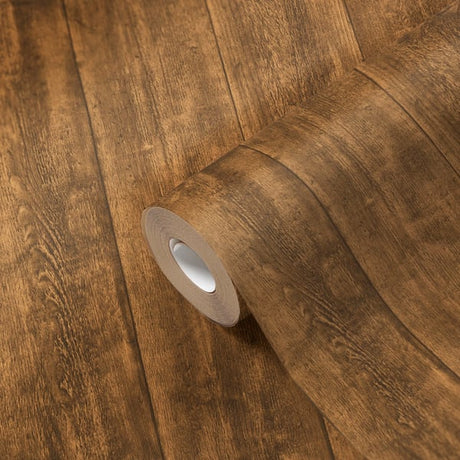Galerie WW22216 Brown Vintage Wood Effect Motif - Eade's Wallpaper