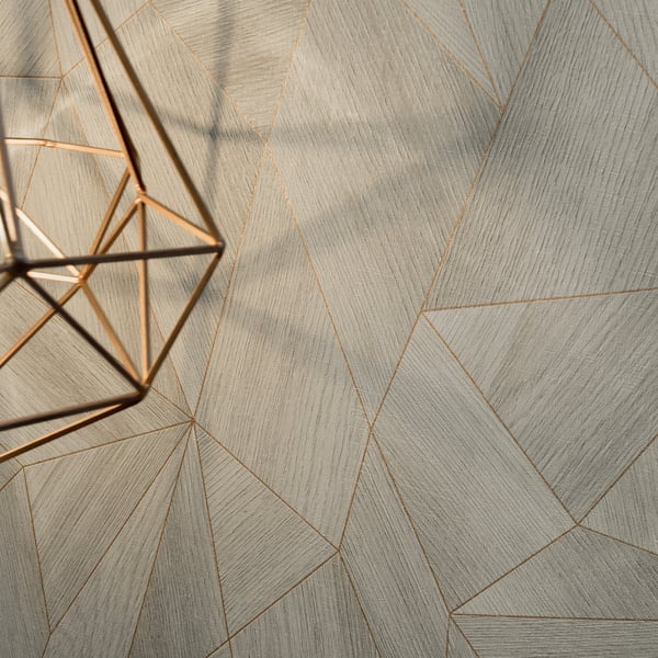Galerie WW22222 Grey Metallic Geometric Wood Effect Motif - Eade's Wallpaper
