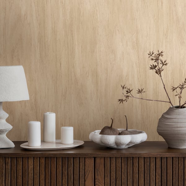 Galerie WW22223 Beige Wood Effect Motif - Eade's Wallpaper
