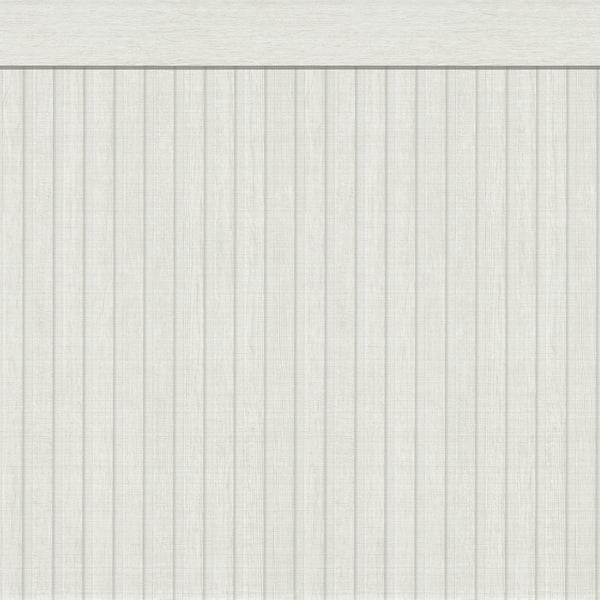 Galerie WW22224 White Grey Dado Panel Effect Motif - Eade's Wallpaper