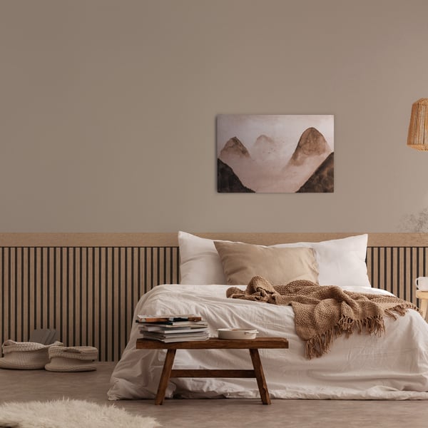 Galerie WW22227 Brown Black Dado Panel Effect Motif - Eade's Wallpaper