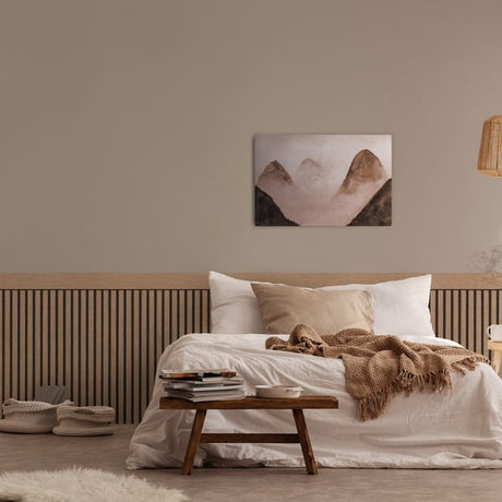 Galerie WW22227 Brown Black Dado Panel Effect Motif - Eade's Wallpaper