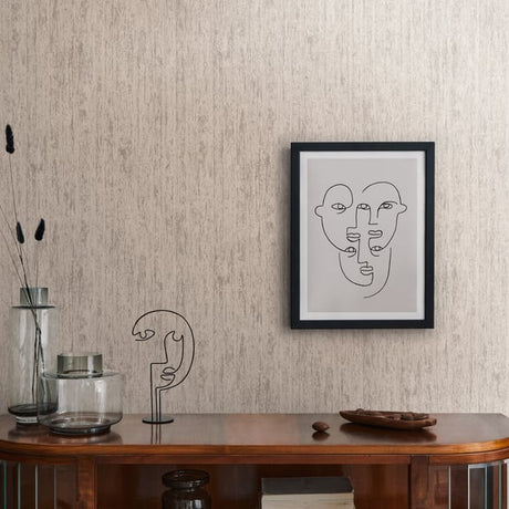 Galerie WW22228 Grey Metallic Forest Texture - Eade's Wallpaper