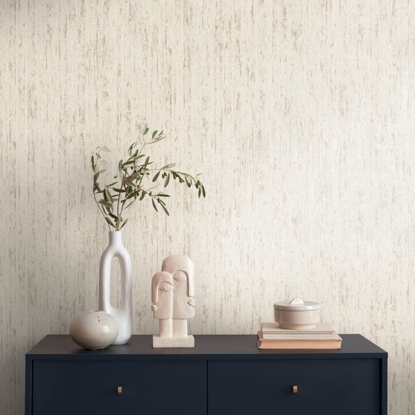 Galerie WW22229 Metallic White Forest Texture - Eade's Wallpaper