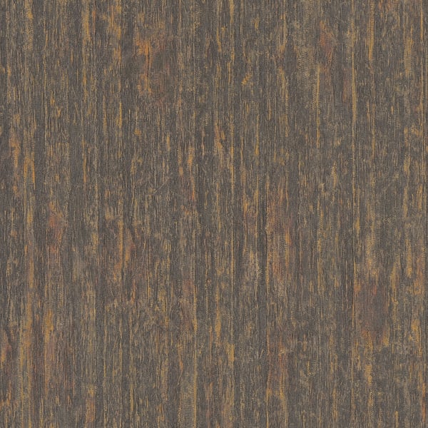Galerie WW22230 Brown Metallic Forest Texture - Eade's Wallpaper