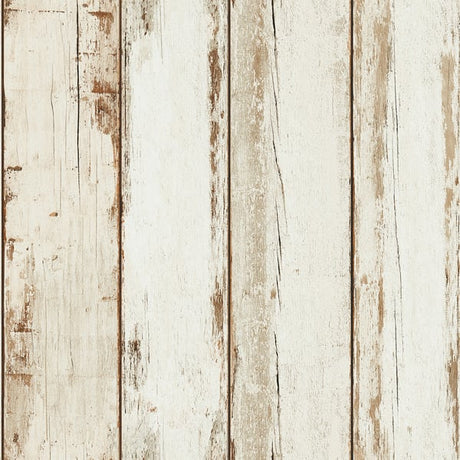 Galerie WW22232 Brown Cream Black Wood Stripe Effect Motif - Eade's Wallpaper
