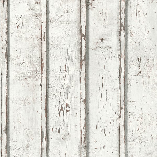 Galerie WW22233 Cream Grey White Dual Stripe Wood Effect Motif - Eade's Wallpaper