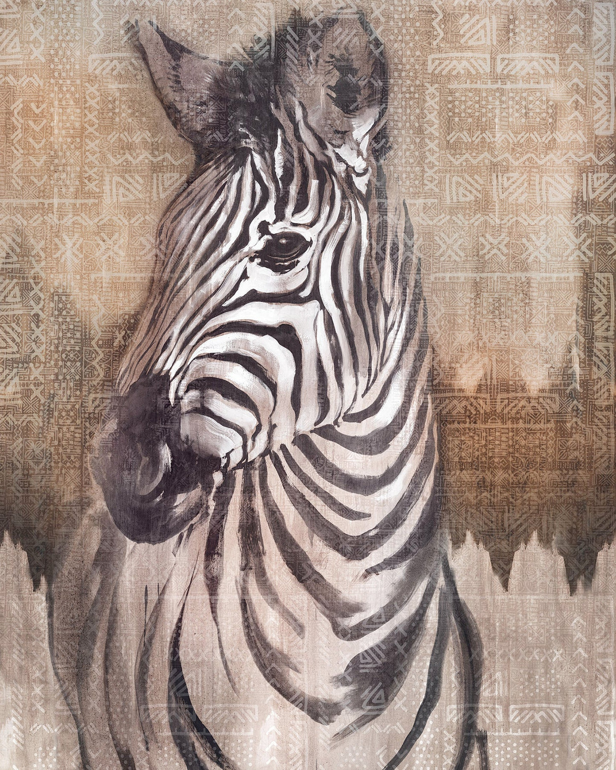 Komar X4-1010 Zebra Wall Mural