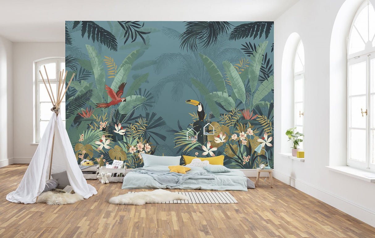 Komar X7-1013 Enchanted Jungle Wall Mural