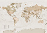 Komar X7-1015 Earth Map Wall Mural