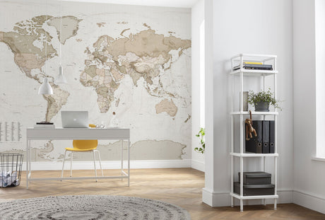 Komar X7-1015 Earth Map Wall Mural