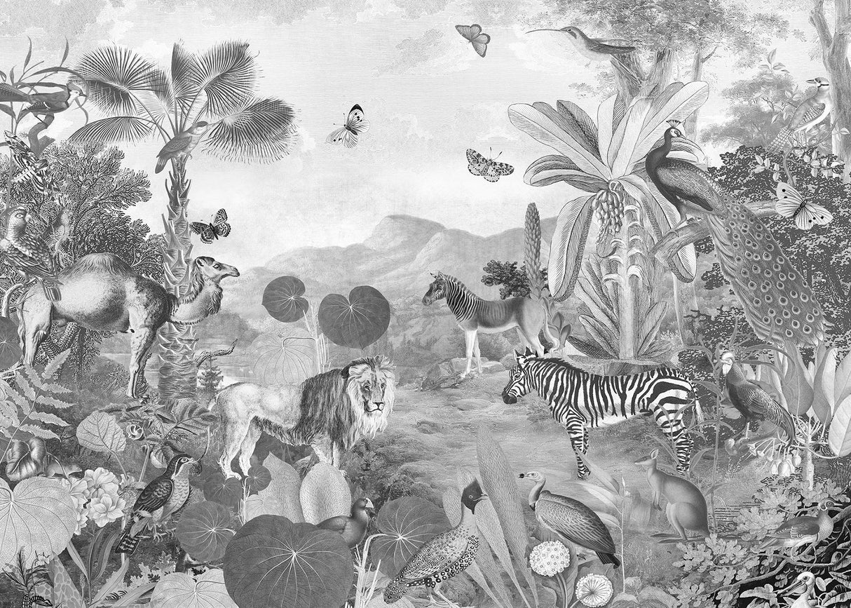 Komar X7-1016 Flora and Fauna Wall Mural