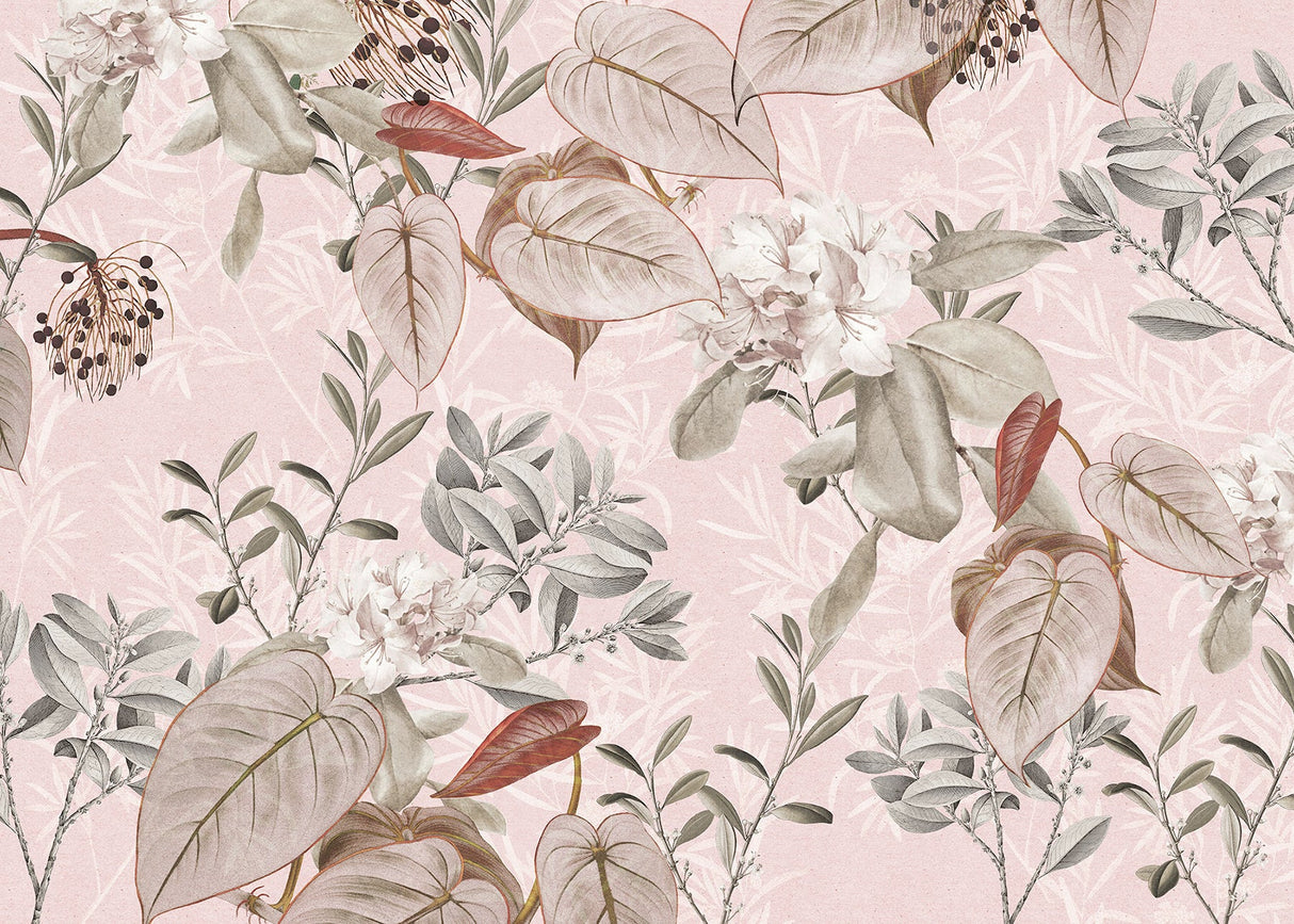 Komar X7-1043 Blush Branches Wall Mural