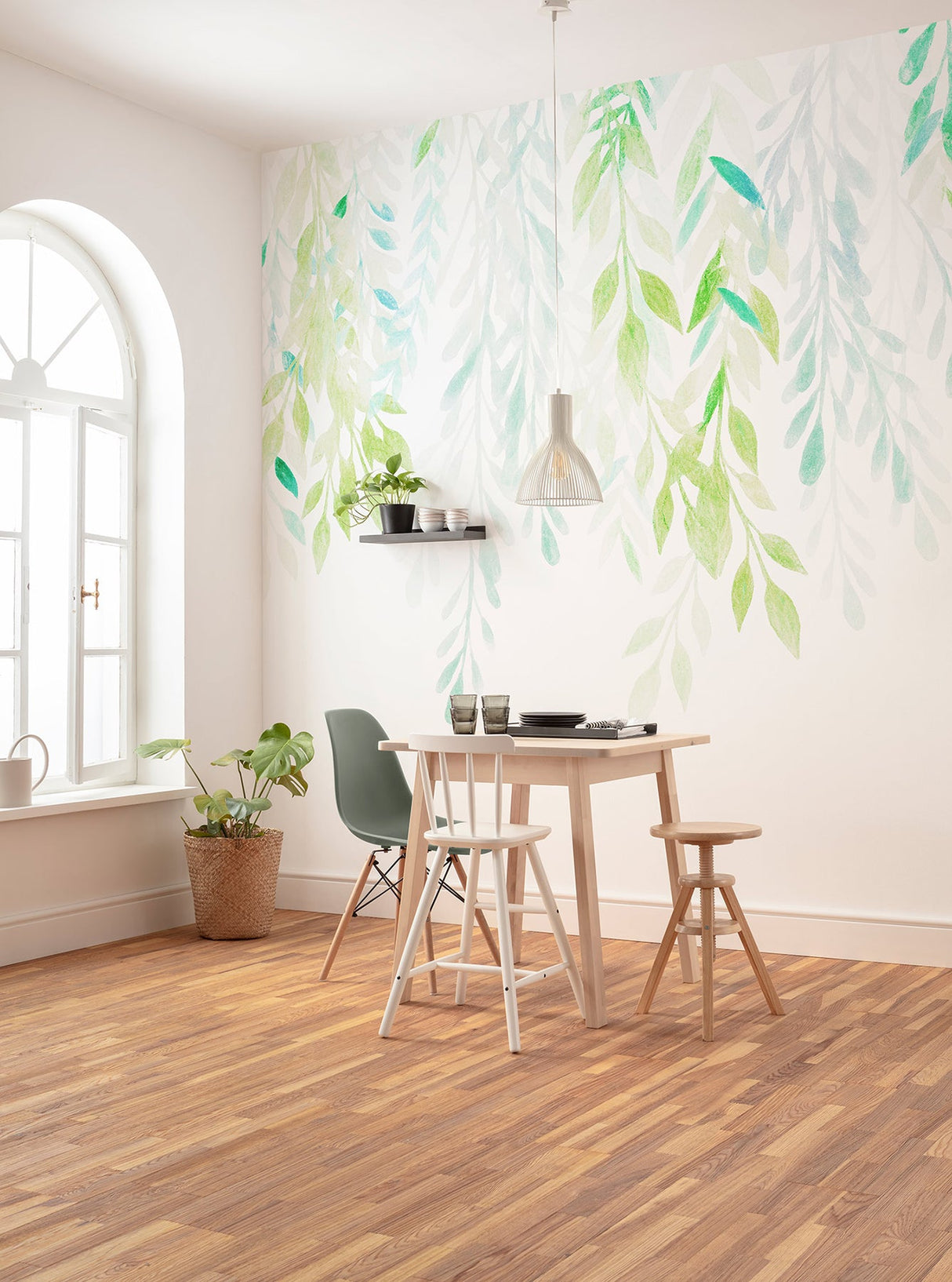 Komar X7-1096 Summer Leaves Wall Mural