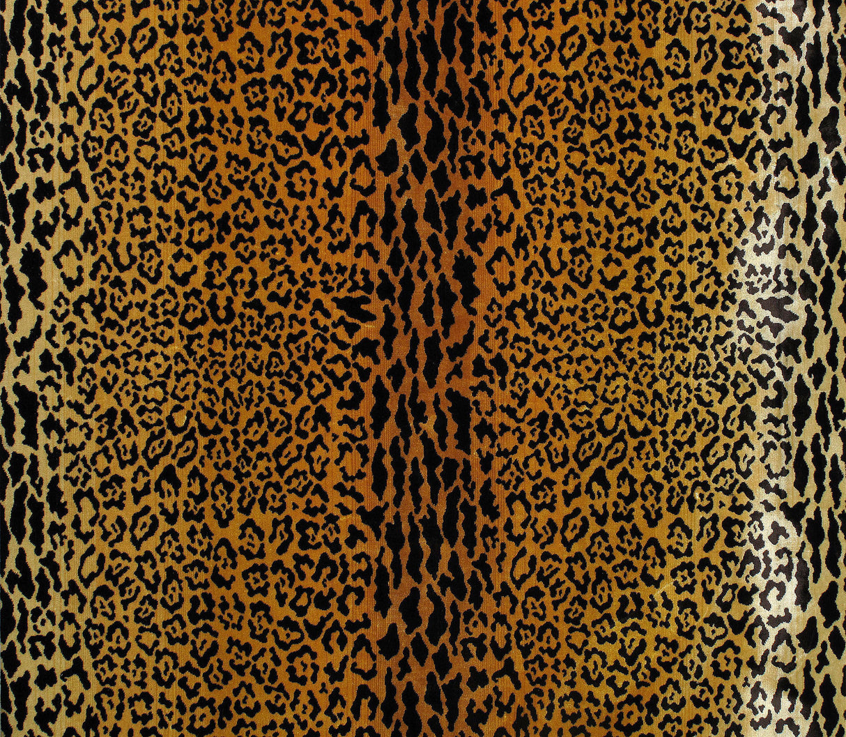 Scalamandre Y0 00010690 GOLD / BROWN LEOPARD VELVET Fabric - Eade's Wallpaper