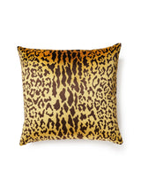 Scalamandre Y0 0001LEOVPILL LEOPARD VELVET PILLOW - Pillow C