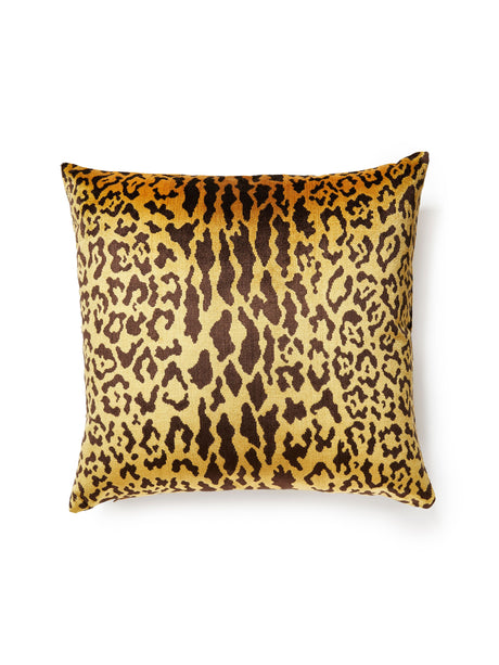 Scalamandre Y0 0001LEOVPILL LEOPARD VELVET PILLOW - Pillow C