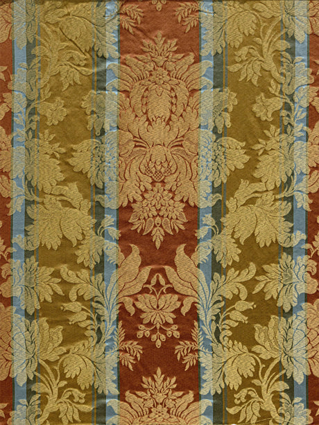 Scalamandre Y0 00026477 GOLD MULTI URBINO IMBERLINE Fabric - Eade's Wallpaper
