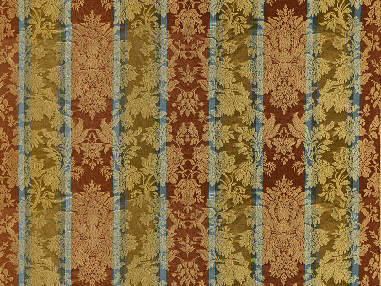 Scalamandre Y0 00026477 GOLD MULTI URBINO IMBERLINE Fabric - Eade's Wallpaper