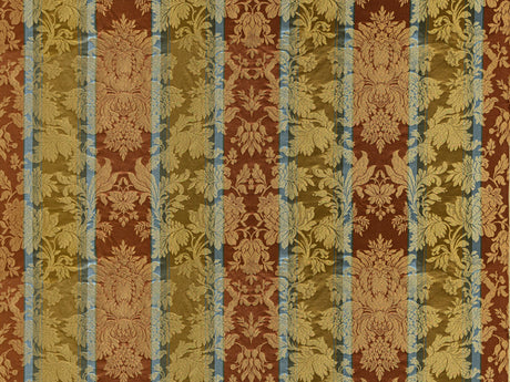 Scalamandre Y0 00026477 GOLD MULTI URBINO IMBERLINE Fabric - Eade's Wallpaper