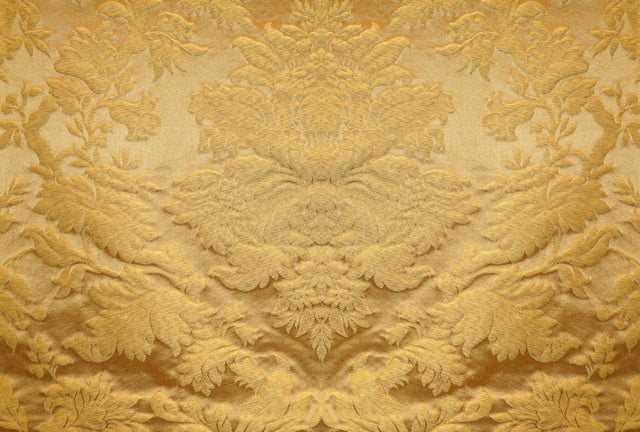Scalamandre Y0 00866470 GOLD URBINO DAMASK Fabric - Eade's Wallpaper