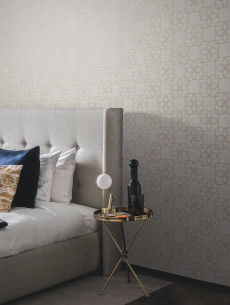York Y6200203 Serendipity Light Grey & Light Brown Wallpaper
