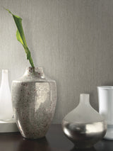 York Y6201305 Natural Texture Silver & Brown Metallic Wallpaper