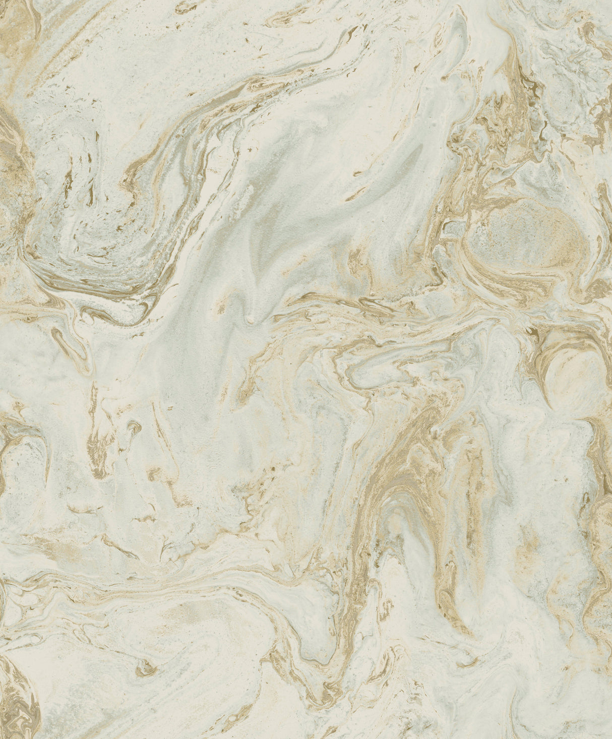 York Y6231205 Oil & Marble Green & Gold Metallic Wallpaper