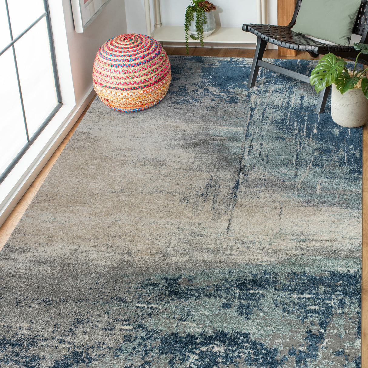 Amer Rugs YAS-2 Yasmin Contemporary /Gray Area Rug