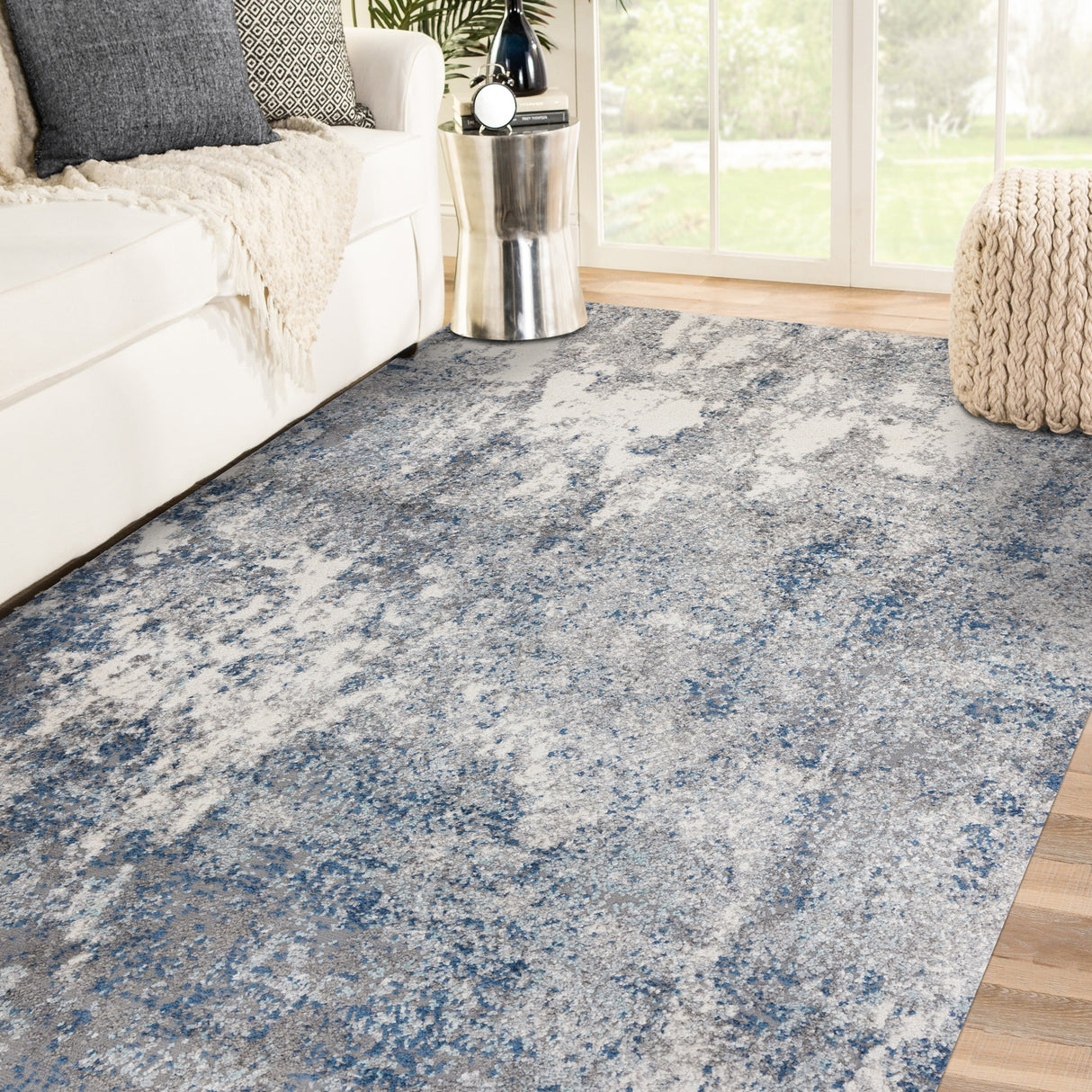 Amer Rugs YAS-4 Yasmin Contemporary Runner Rug, 2'6" X 8' Area Rug