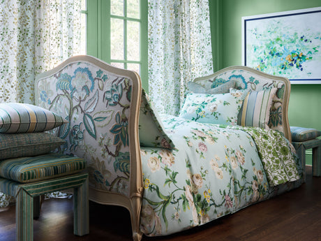 Scalamandre YD 00015736 FERN ORNAMENTAL GATE Fabric - Eade's Wallpaper