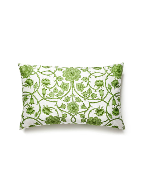 Scalamandre YD 0001LBDK5736 ORNAMENTAL GATE LUMBAR PILLOW - 