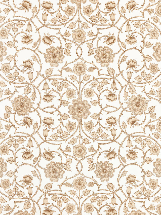 Scalamandre YD 00035736 TRAVERTINE ORNAMENTAL GATE Fabric - Eade's Wallpaper