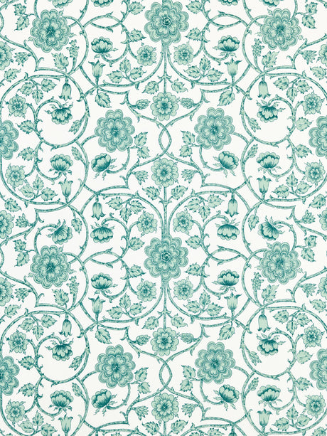 Scalamandre YD 00055736 CELADON ORNAMENTAL GATE Fabric - Eade's Wallpaper