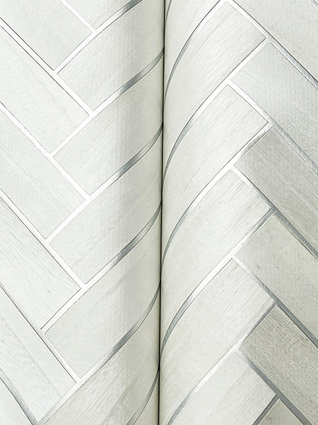 Eade’s Herringbone Wood Veneer Apple Blossom