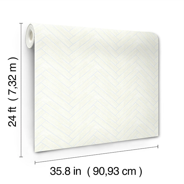 Eade’s Herringbone Wood Veneer Apple Blossom