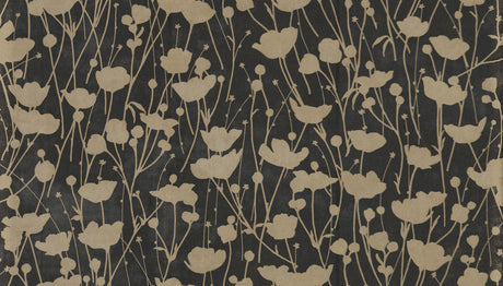 Eade’s Shimmering Poppies Black & Gold