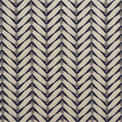 LEE JOFA MODERN ZEBRANO.BEIGE/M.0 ZEBRANO BEIGE/MIDNIGHT Fabric - Eade's Wallpaper