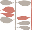 Eade’s Sculpted Vines Vermillion & Graphite