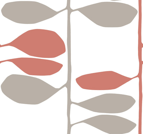 Eade’s Sculpted Vines Vermillion & Graphite